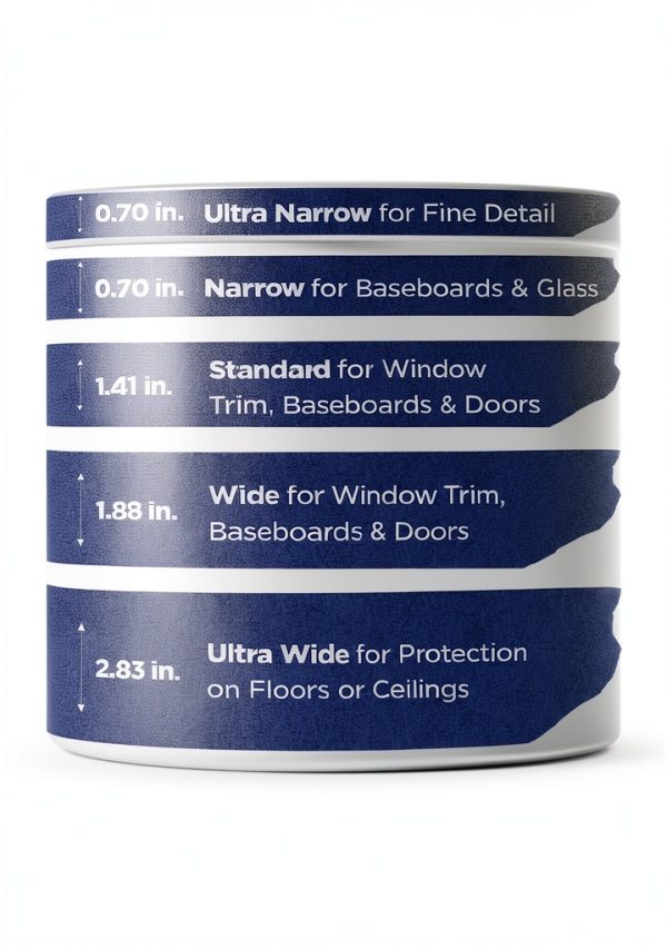ScotchBlue Painter Tape 9 Rolls Water Resistant UV Resistant-2