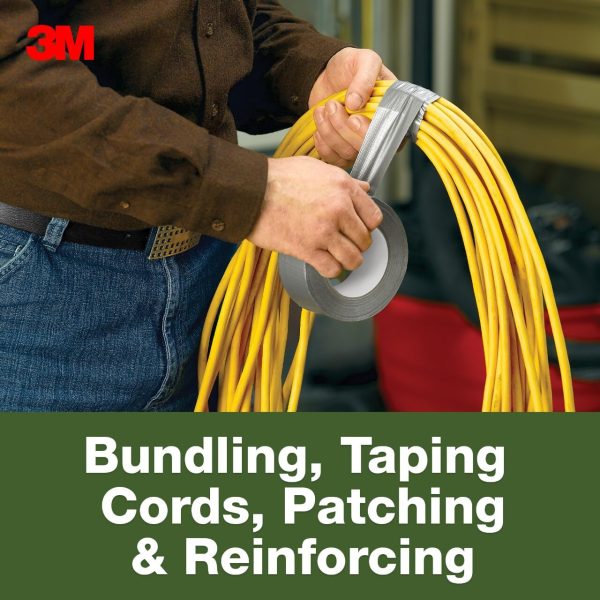 3M Duct Tape Silver Strong Multipurpose Indoor Repair-2