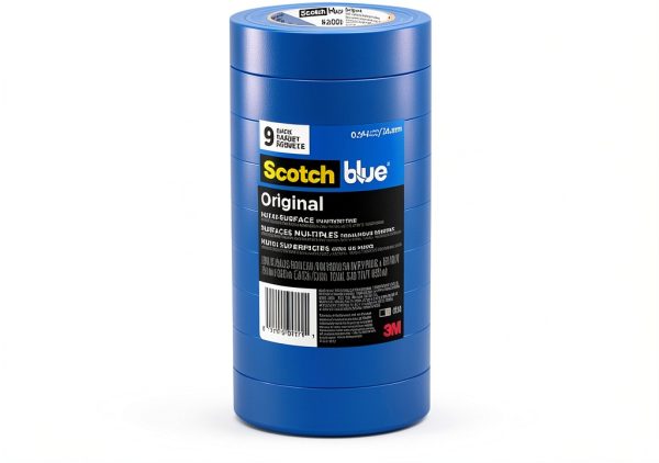 ScotchBlue Painter Tape 9 Rolls Water Resistant UV Resistant-1