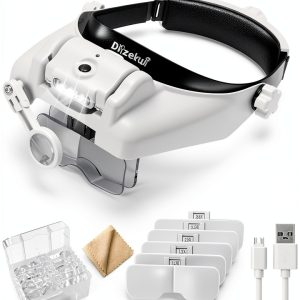Dilzekui Head Mount Magnifier 14 Diopters Acrylic-0