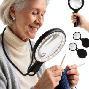 Lightswim 5x Magnifying Glass Black-0