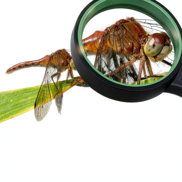 DUMEALAGR 10x Magnifying Glass Green Rubberized Handle-6