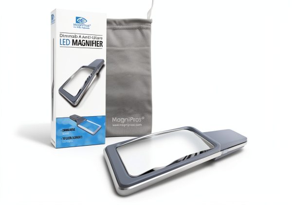 LED Magnifier MagniPros 6x Acrylic Handheld-7