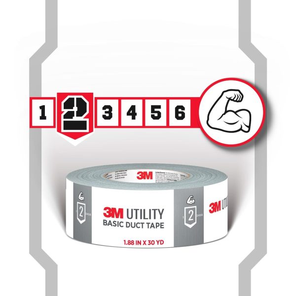 3M Duct Tape Silver Strong Multipurpose Indoor Repair-7