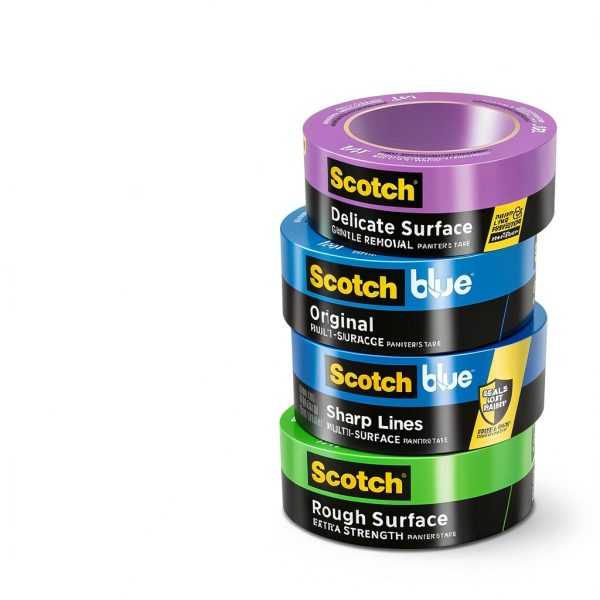 ScotchBlue Painter Tape 9 Rolls Water Resistant UV Resistant-3