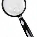 Feosky Magnifying Glass 30x Acrylic Handheld Silver-0