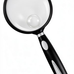 Feosky Magnifying Glass 30x Acrylic Handheld Silver-0
